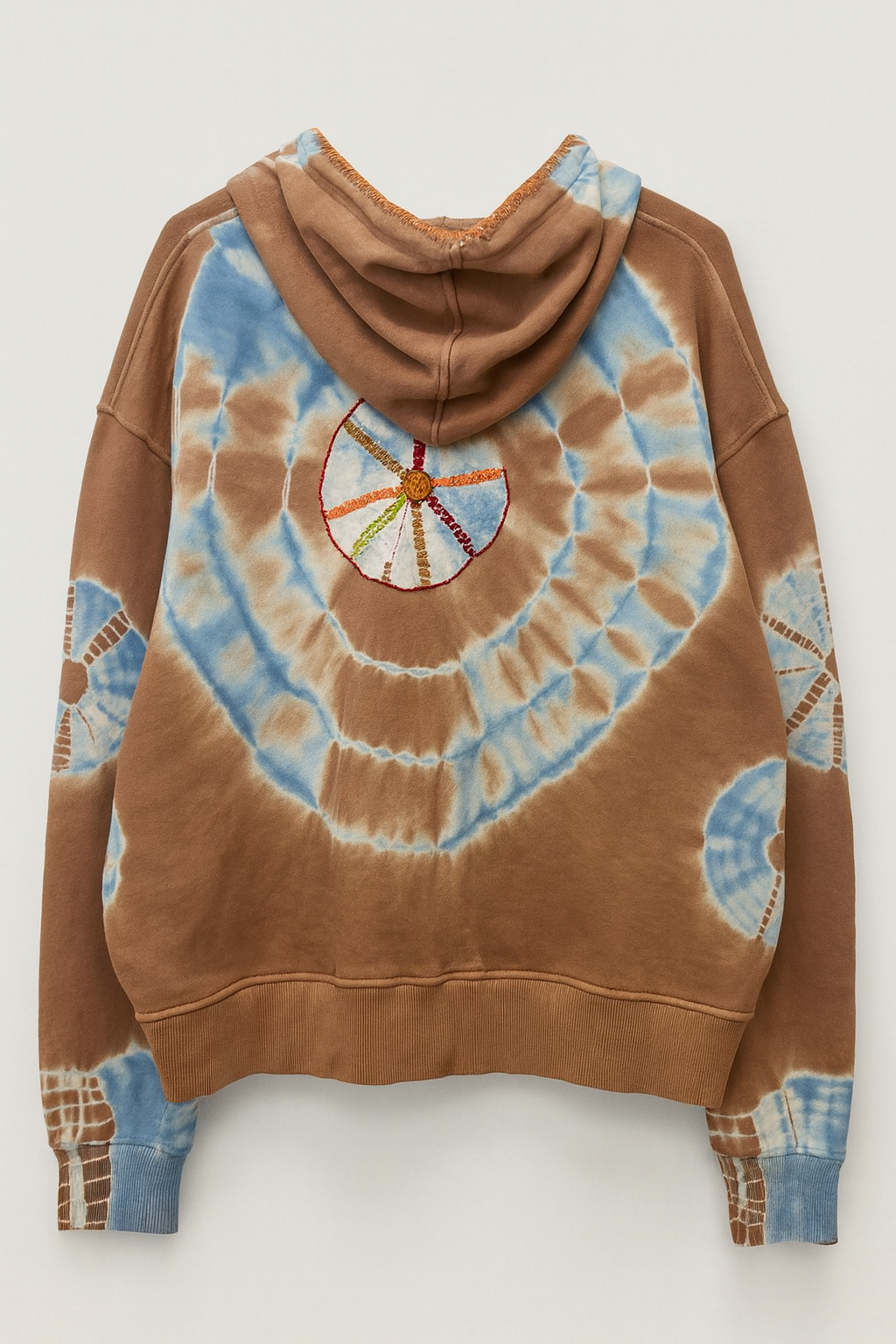 Desert Sky Tie Dye Embroidered Sweatshirt