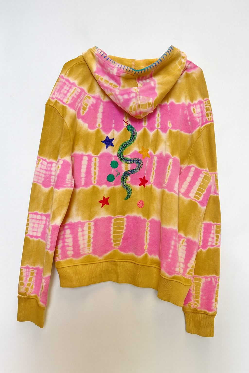 Tie Dye Embroidered Sweatshirt
