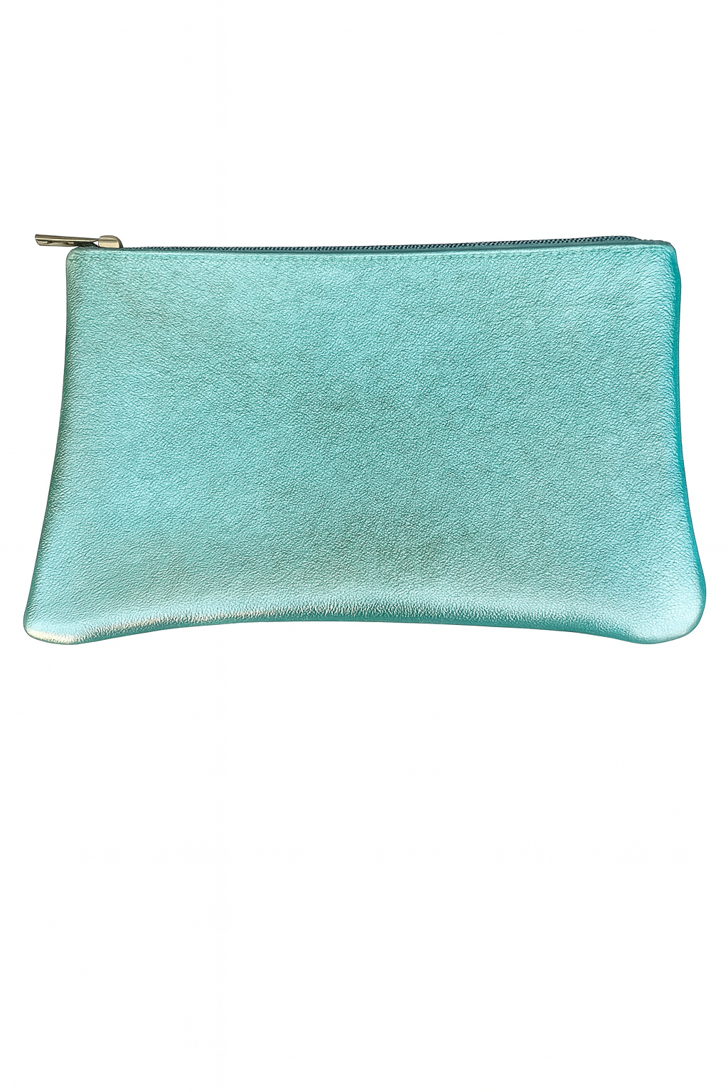 Metalic Large Zip Pouch
