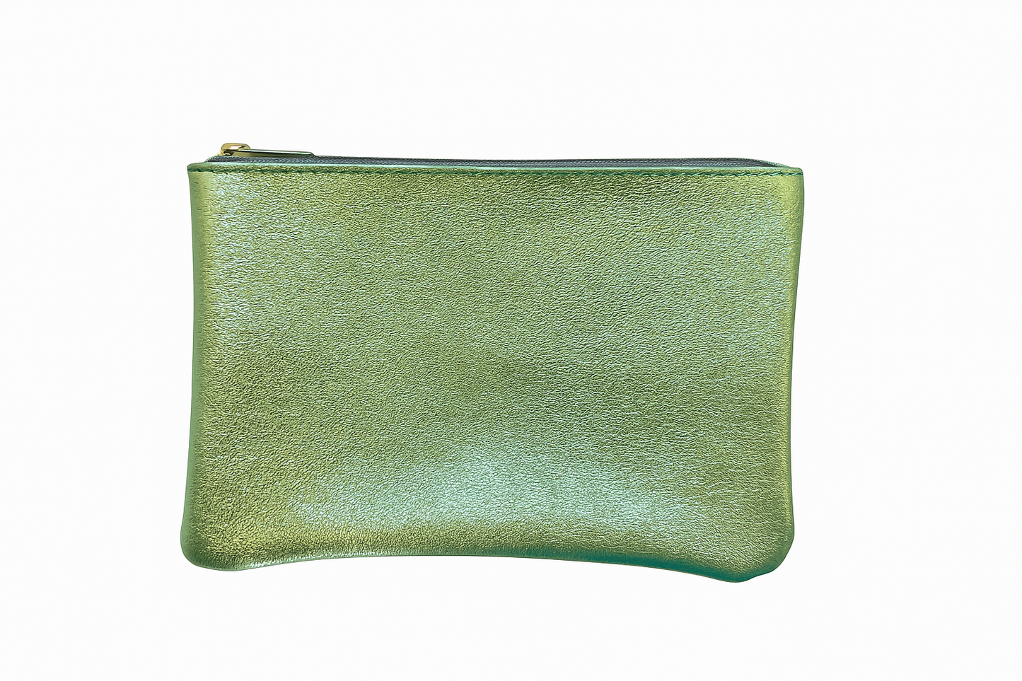 Metalic Large Zip Pouch