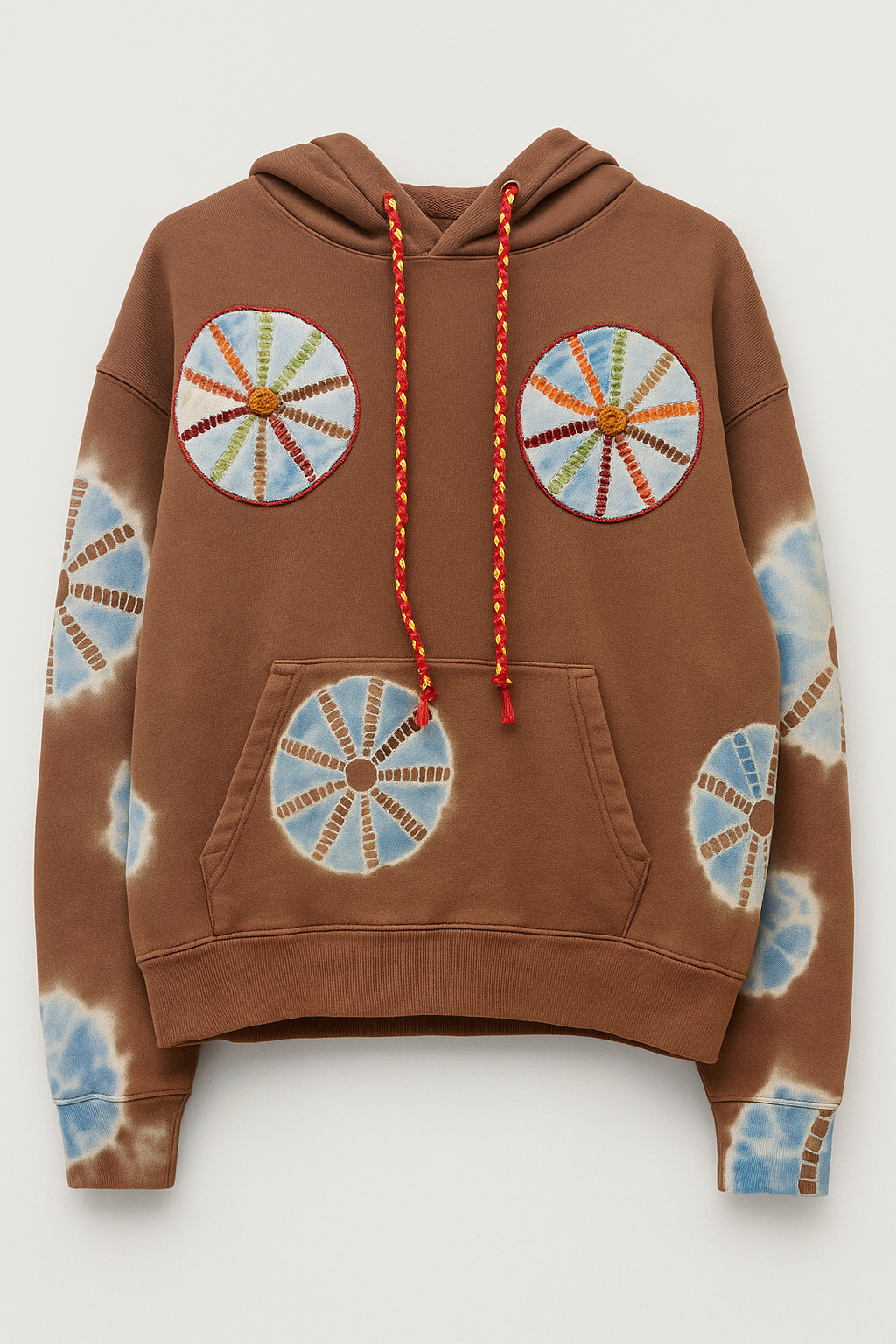 Desert Sky Tie Dye Embroidered Sweatshirt