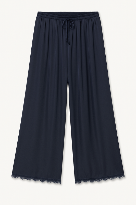 Lisa G Raw Edge Palazzo Pant