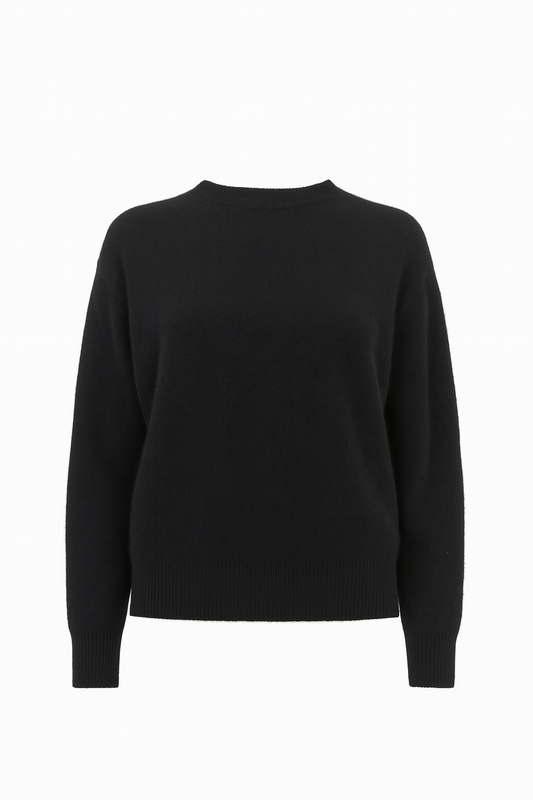 Cashmere Fitted Crew