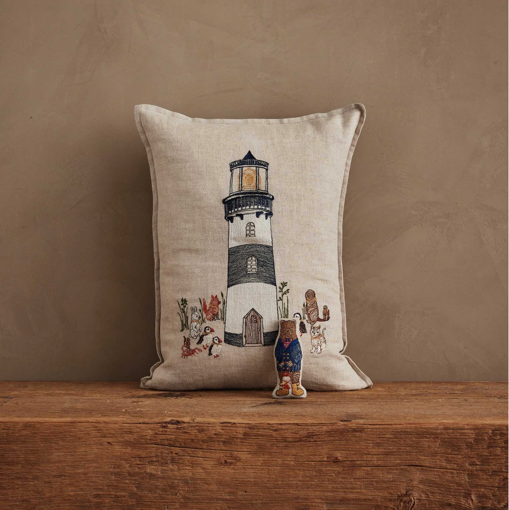Lighthouse Friends Pocket Pillow
