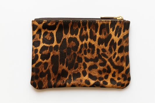 Metallic Small Zip Pouch