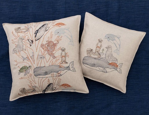 Coral & Tusk Coral Forest Pillow