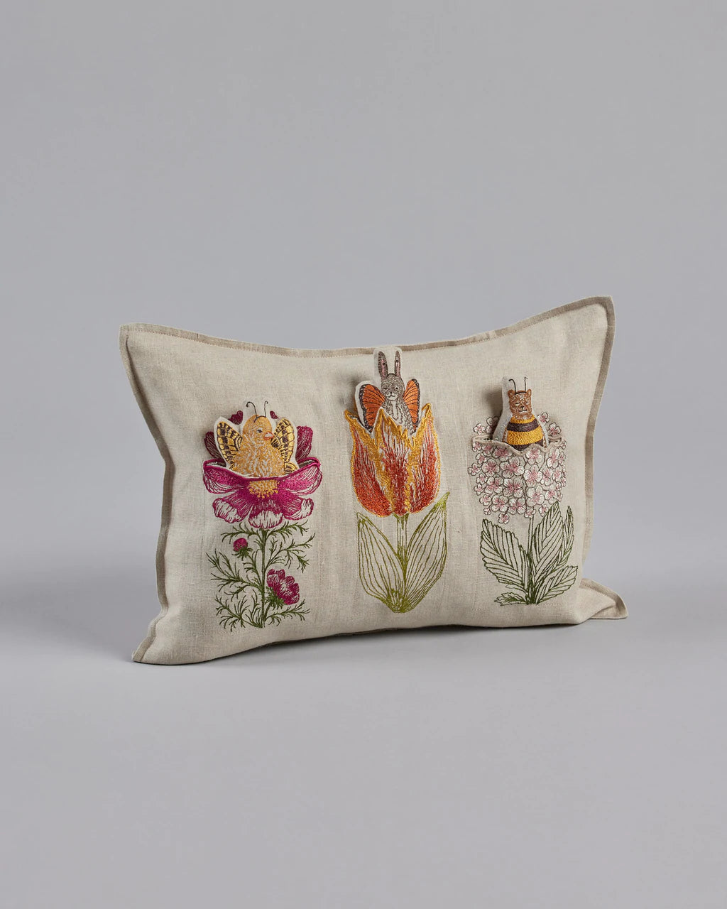 Flower Friends Pocket Pillow