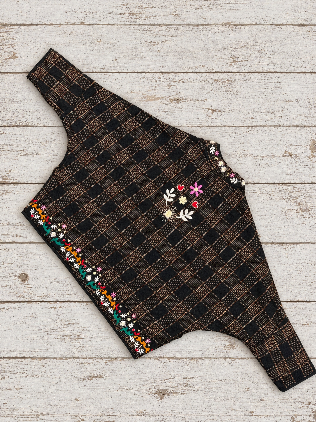 Midnight Bloom Embroidered Jacket