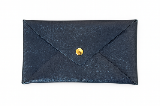 Metalic Leather Envelope