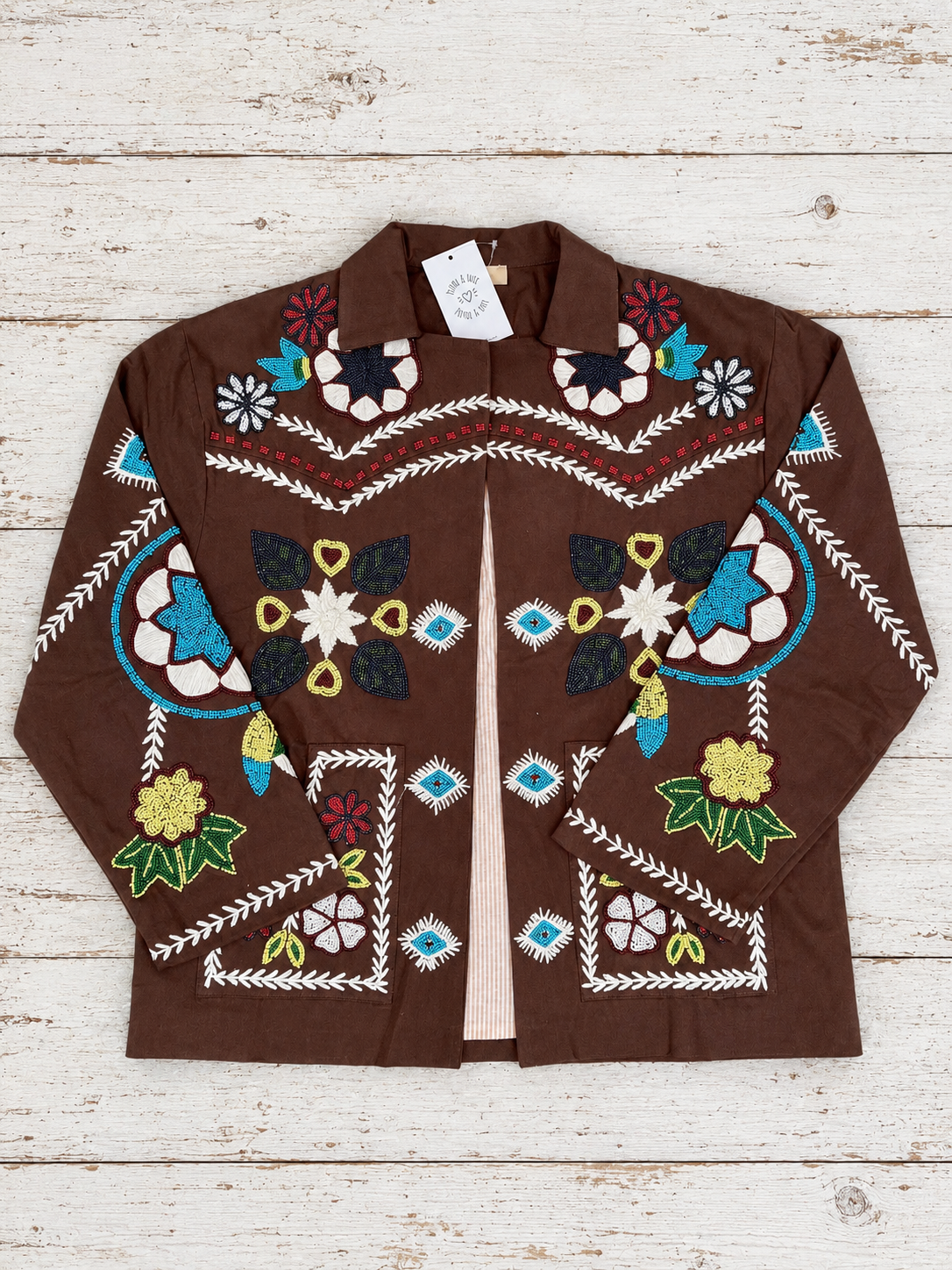 Hand Beaded Embroidered Jacket
