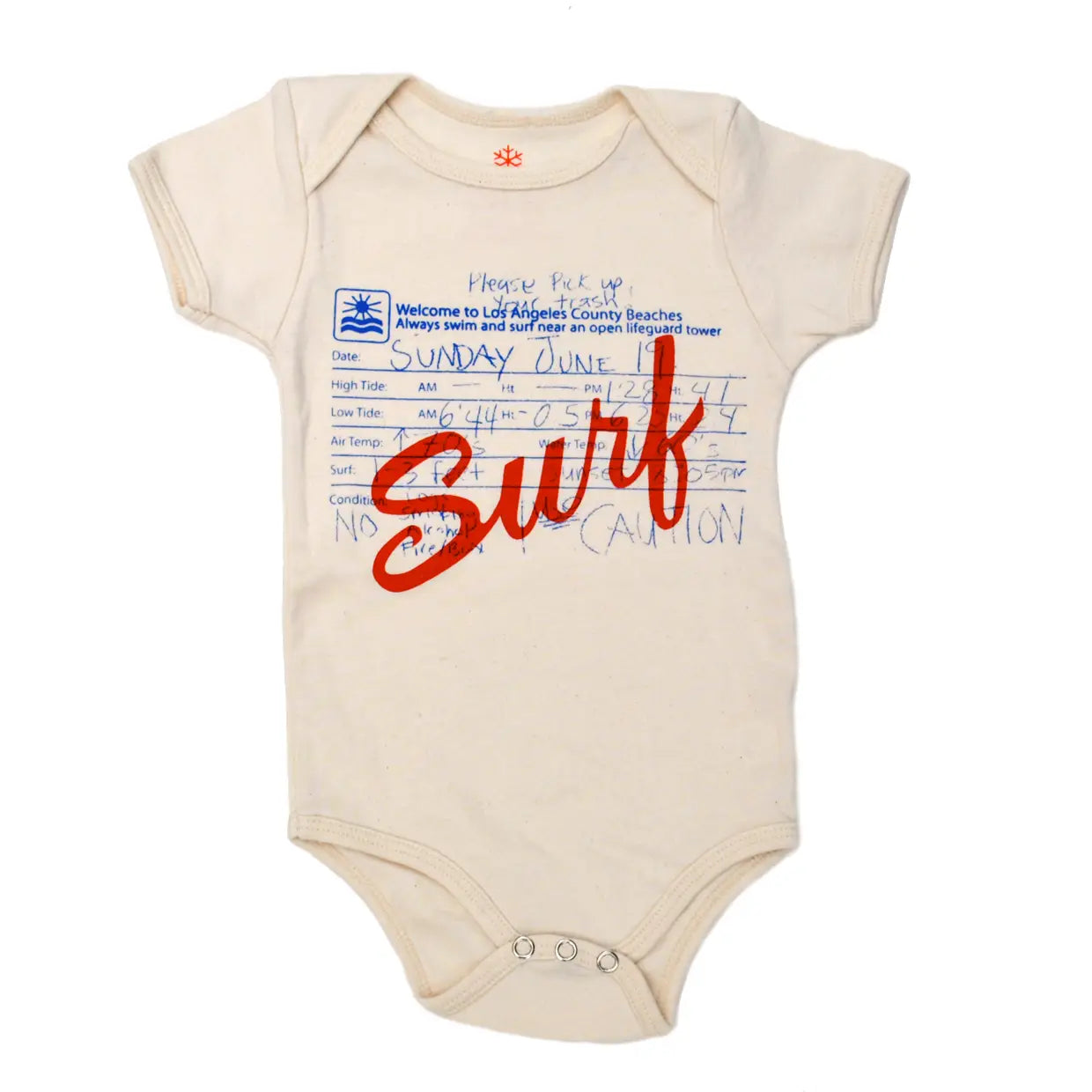 Baby Organic Onesie - Surf