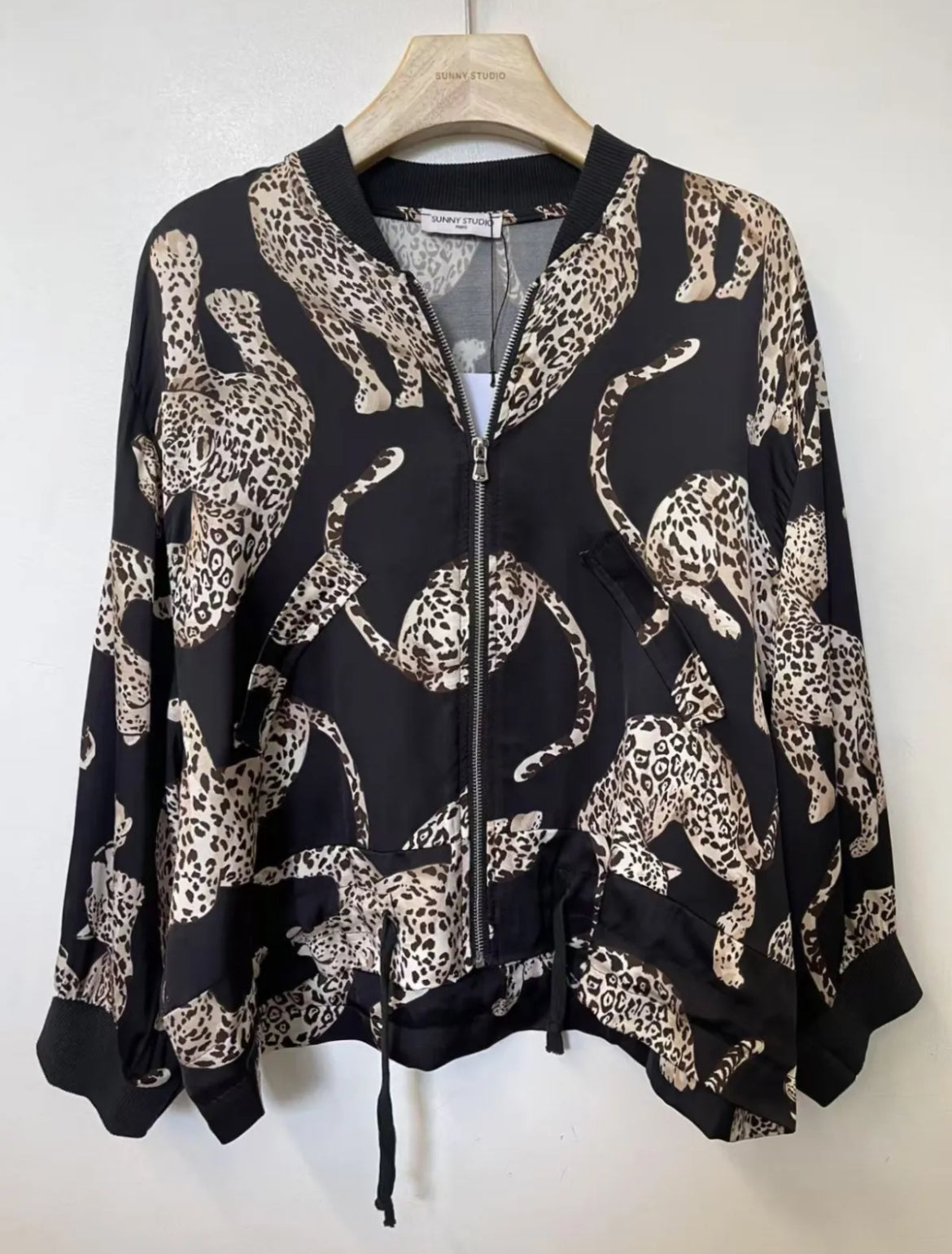 SS Leopard Bomber Jacket