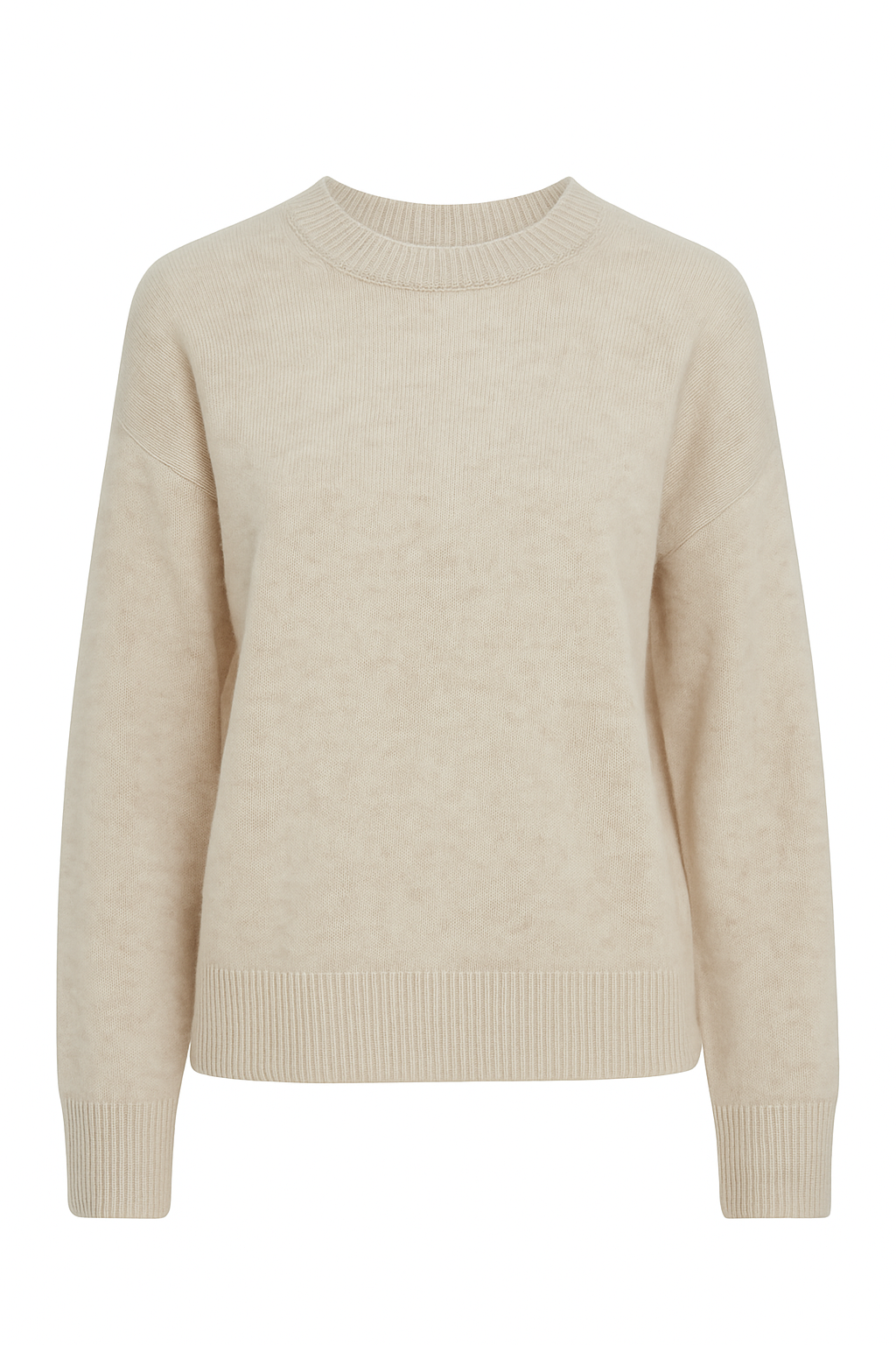 Cashmere Fitted Crew