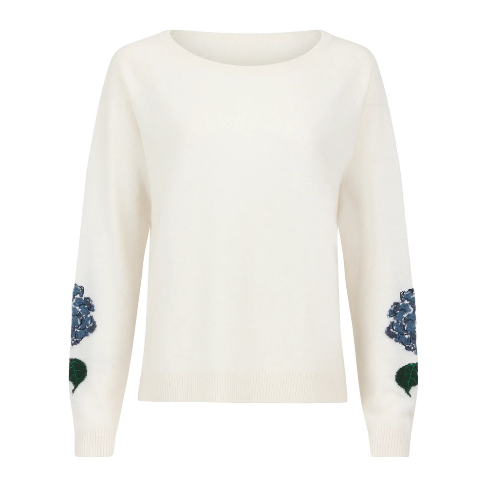 Hydrangea Cashmere Sweater