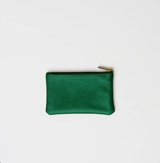 Metallic Small Zip Pouch