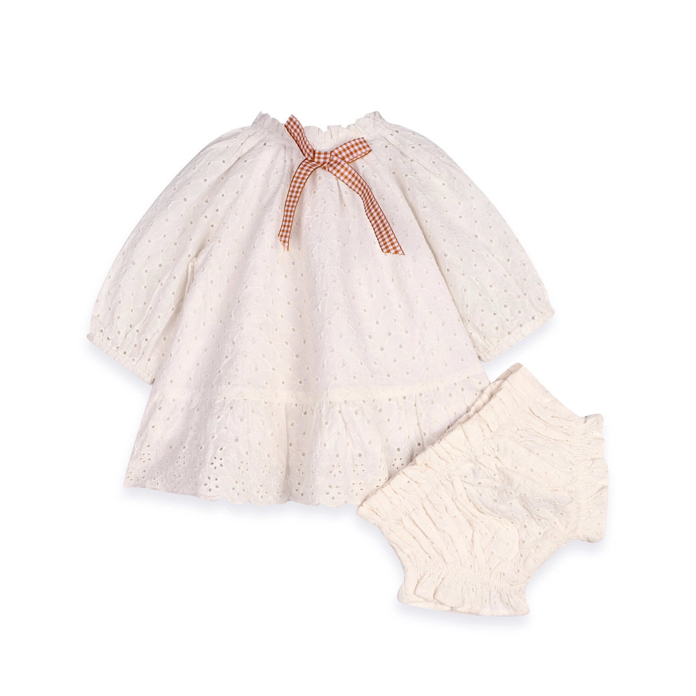 Lace Baby Dress & Bloomer