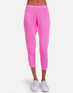 Nate Core Neon Pink Crop Jogger