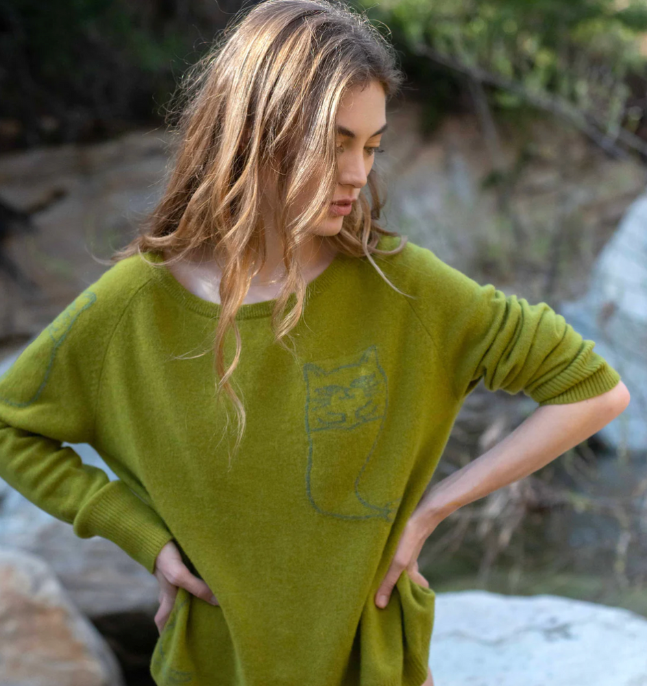 Catnip + Seaweed Catmermaid Cashmere Sweater