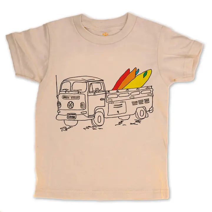 Kids Tee Surf Safari