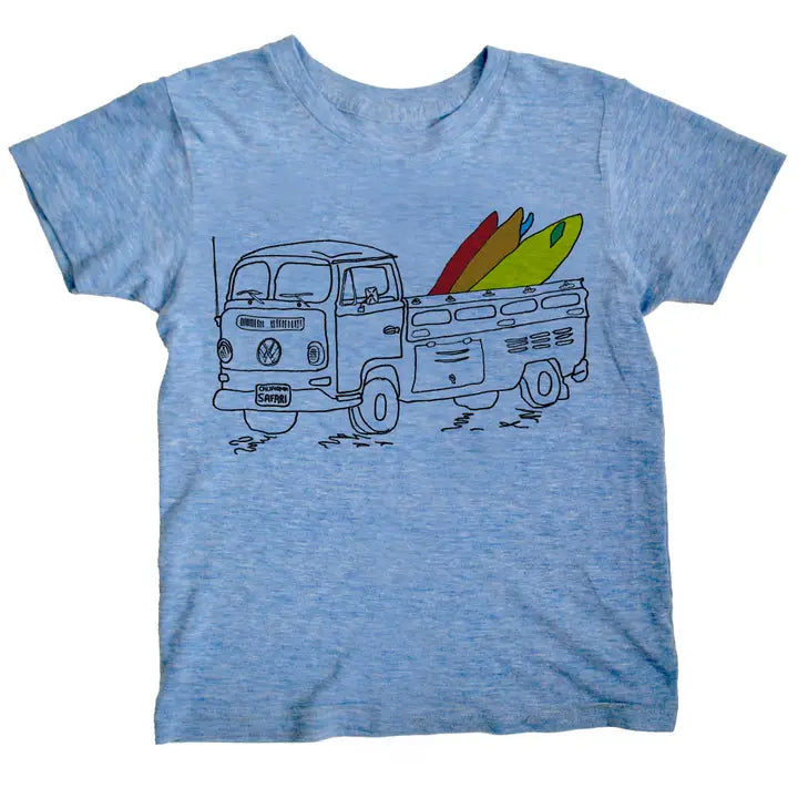 Kids Tee Surf Safari