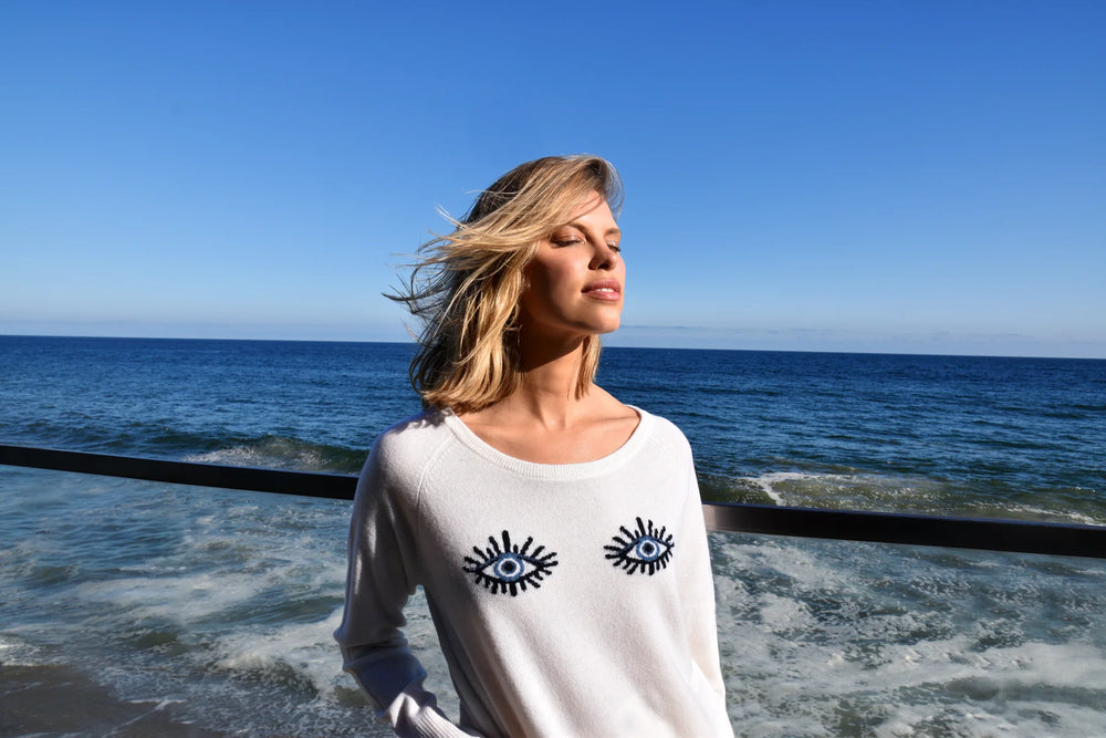 Evil Eye Cashmere Sweater
