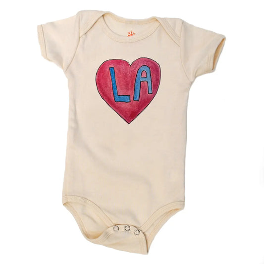 Baby Organic Onesie - Heart LA
