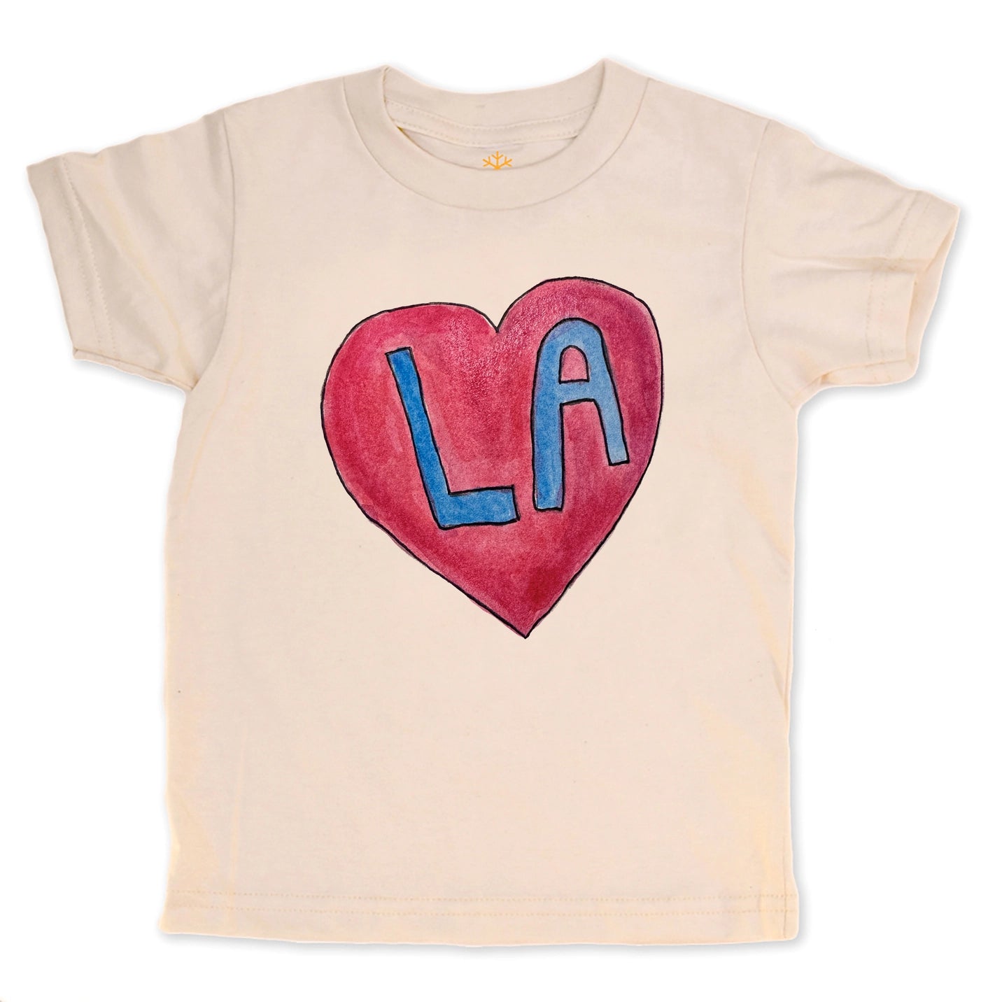 Kids Organic Tee - Heart LA