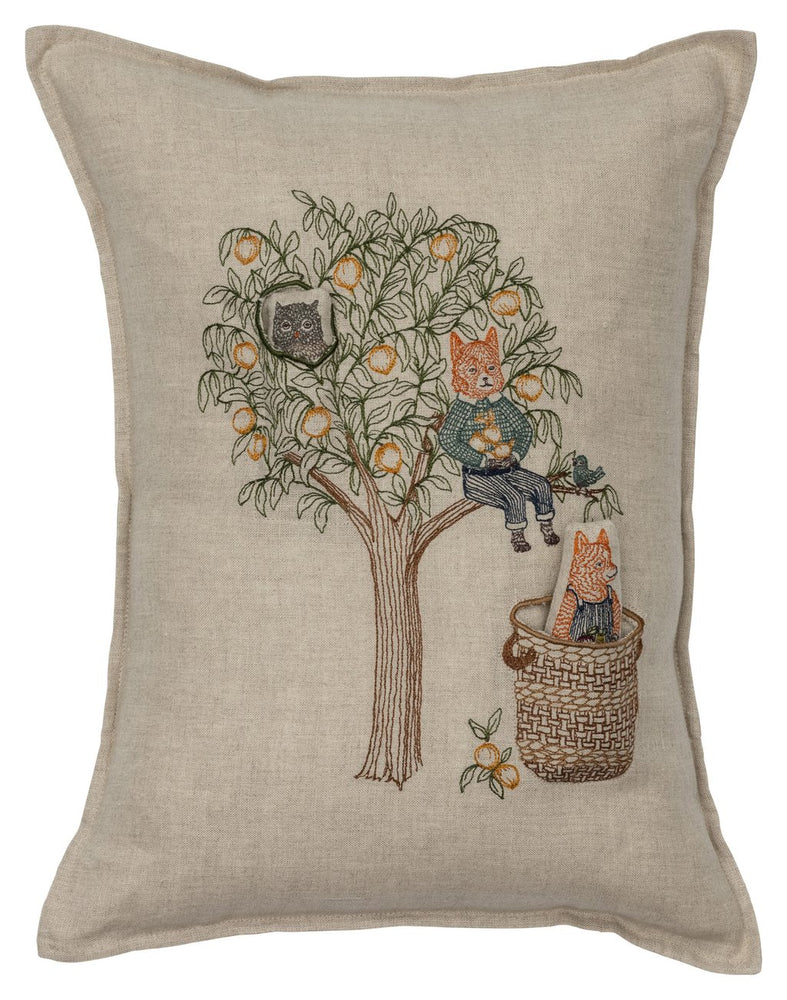 Peach Tree Pocket Pillow