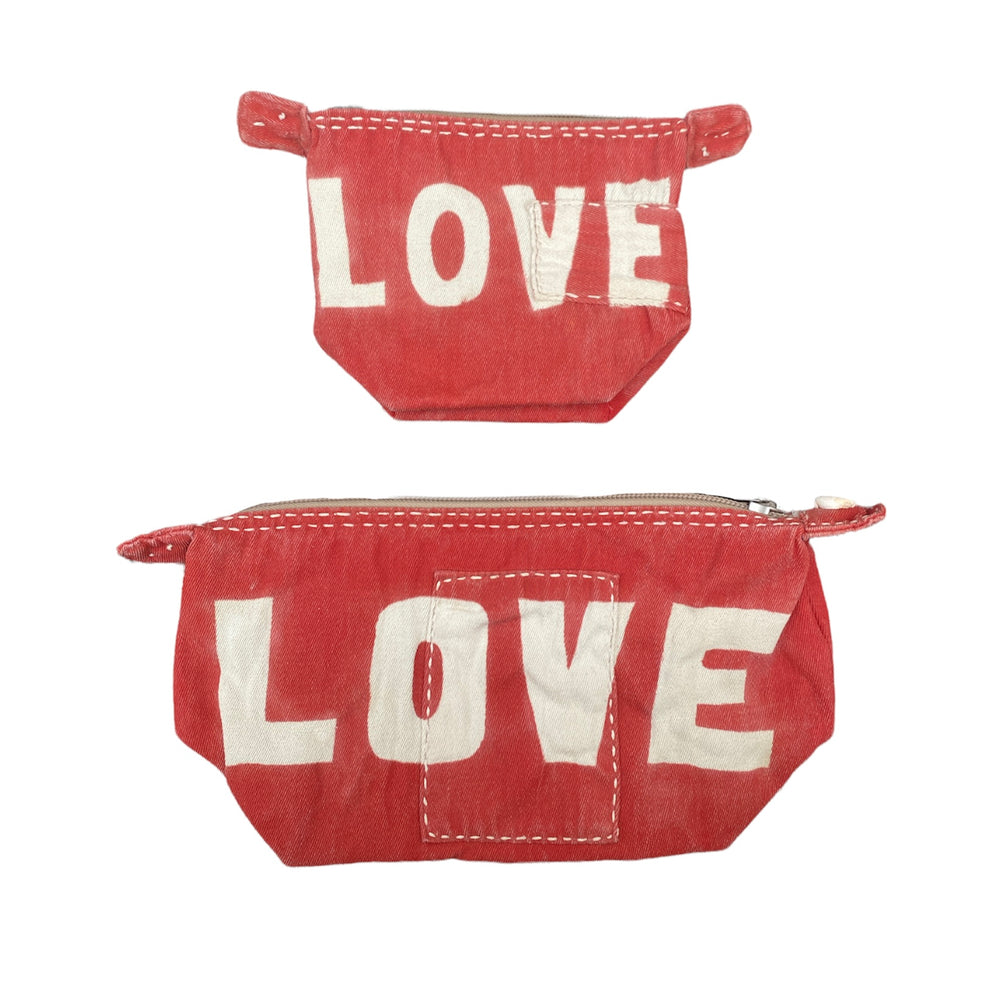 Ali Lamu Red Love Wash Bag