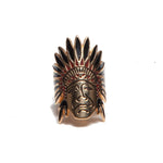 Gold Enamel Plated Indian Ring