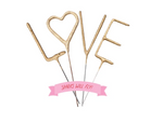 Sparkler Card LOVE 4"