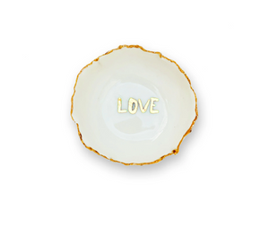 'LOVE' Jagged Bowl