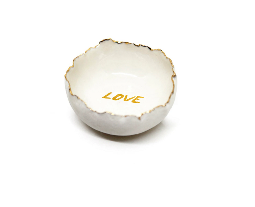 'LOVE' Jagged Bowl