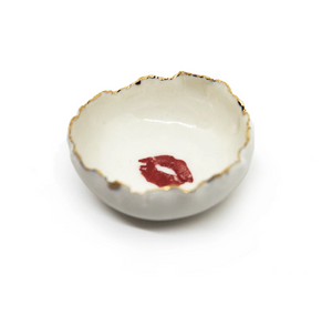 'Lips' Jagged Bowl