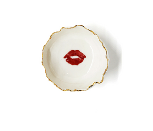 'Lips' Jagged Bowl